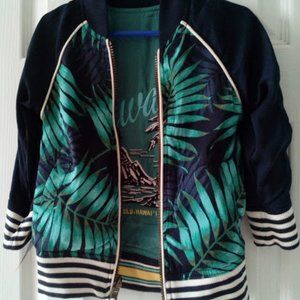 NWT! 18m&2T REVERSIBLE Embroidered Satin Bomber Jackets